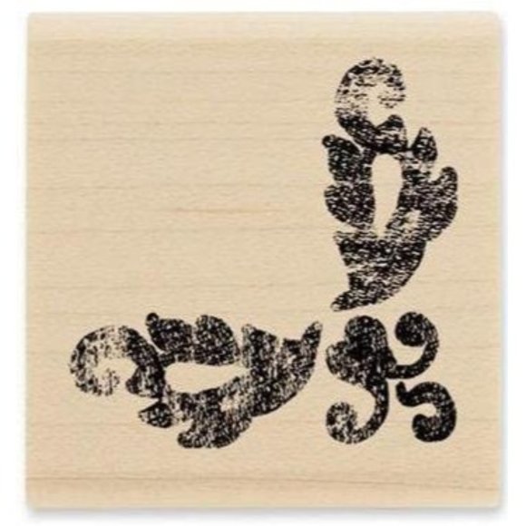 Stampabilities Other - Vintage Photo Corner 02 - Rubber Stamps Stampabilities Crafts Scrapbook